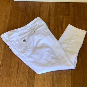 Michael Kors White Cropped Jeans